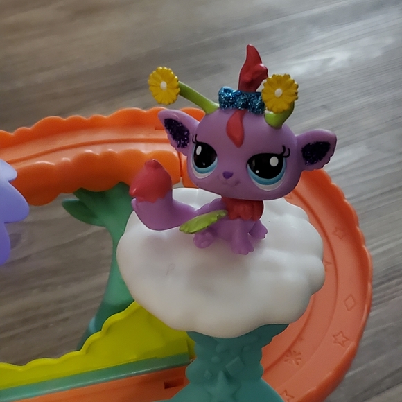 Littlest Pet Shop Fairies Fairy Fun Rollercoaster Playset lot bundle - Picture 11 of 15